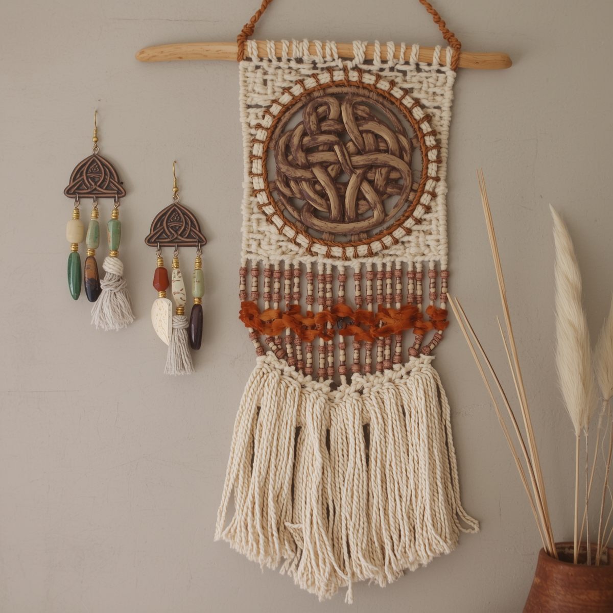 Handwoven wall hanging
